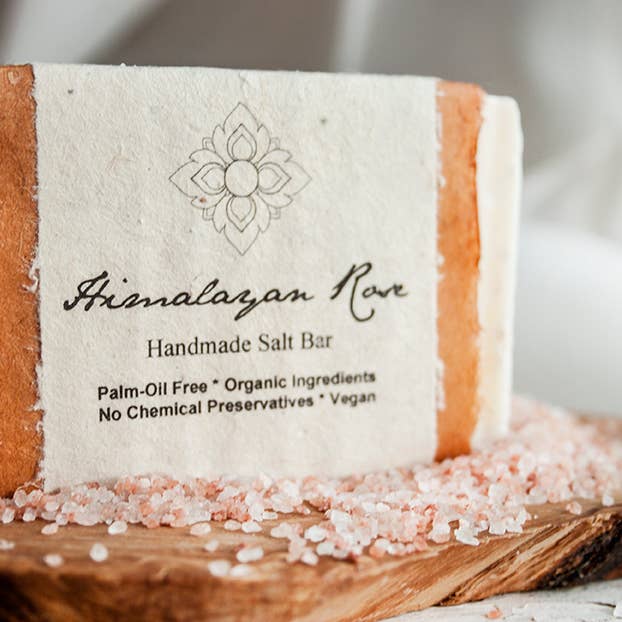 Unearth Malee - Wholesale Bar Soap - Himalayan Rose Salt Organic Soap