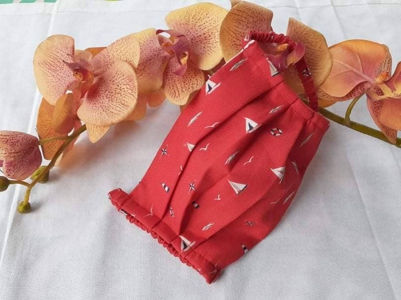 Kidiwi handmade - Venta al por mayor Mascarilla facial protectora - Mascarilla de tela lavable 100% algodón orgánico - 7€/unidad o 20€/lote de 32