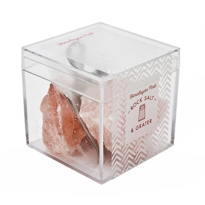 Himalaya Rock Salt og Mini Rivejern | Quirky Food Gaver for engroshandel hos eat.art