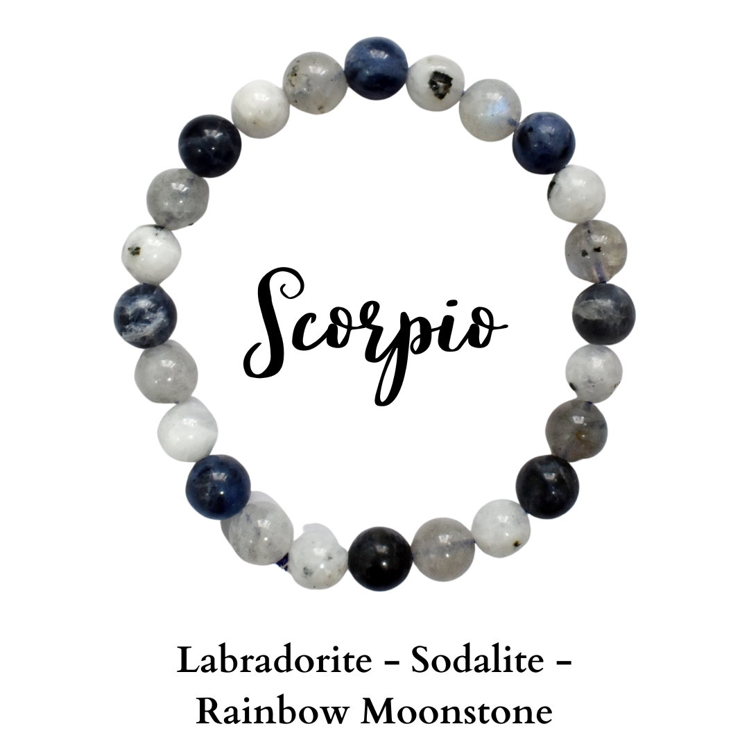 Soothing Crystals – Pulseira de missangas por atacado – Pulseira do Zodíaco | Virgem | Pulseiras de Pedras Curativas17