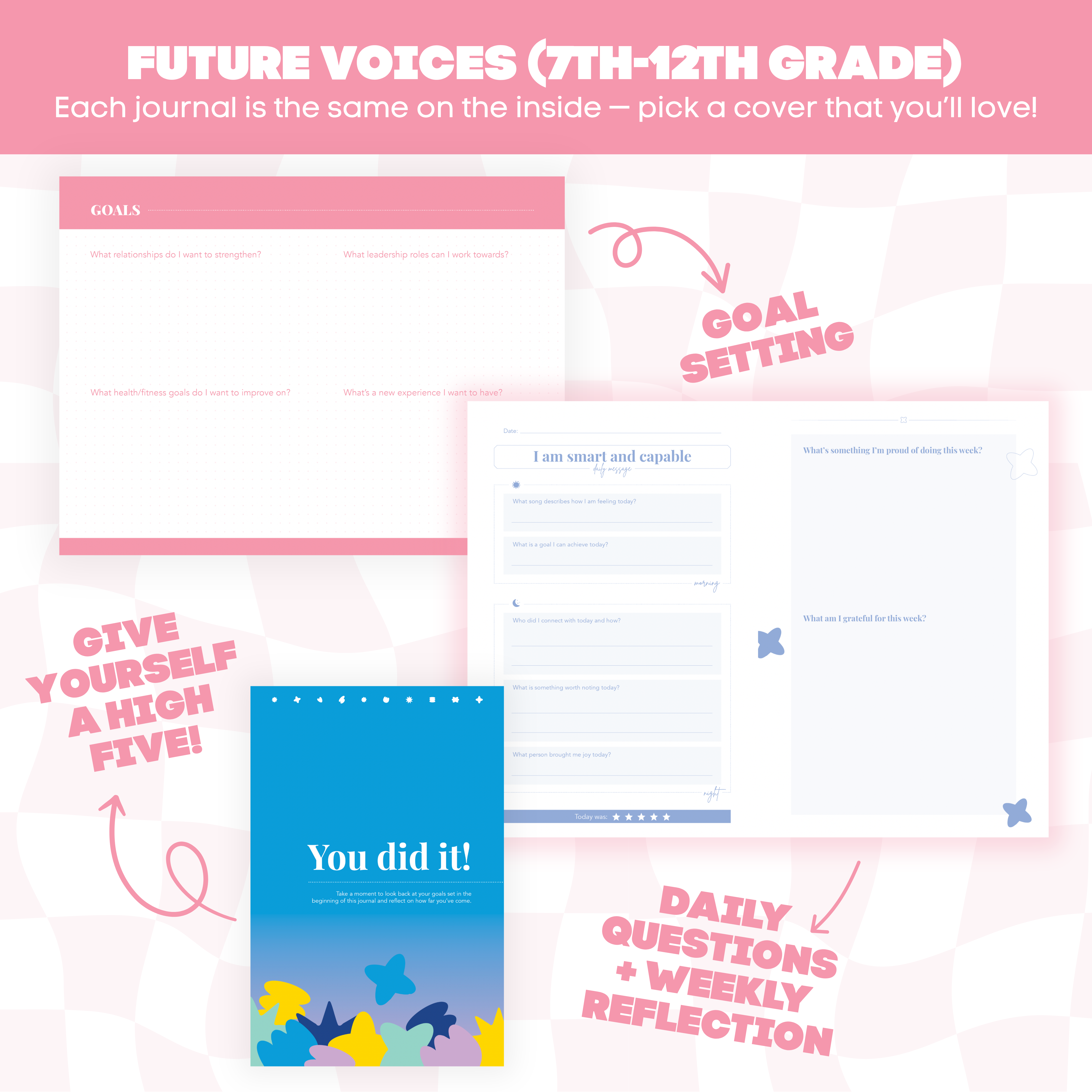 Sunshine & Agape - Wholesale Journal/Diary - 7th-12th Family Gratitude Journal - Ocean Cover Line 3