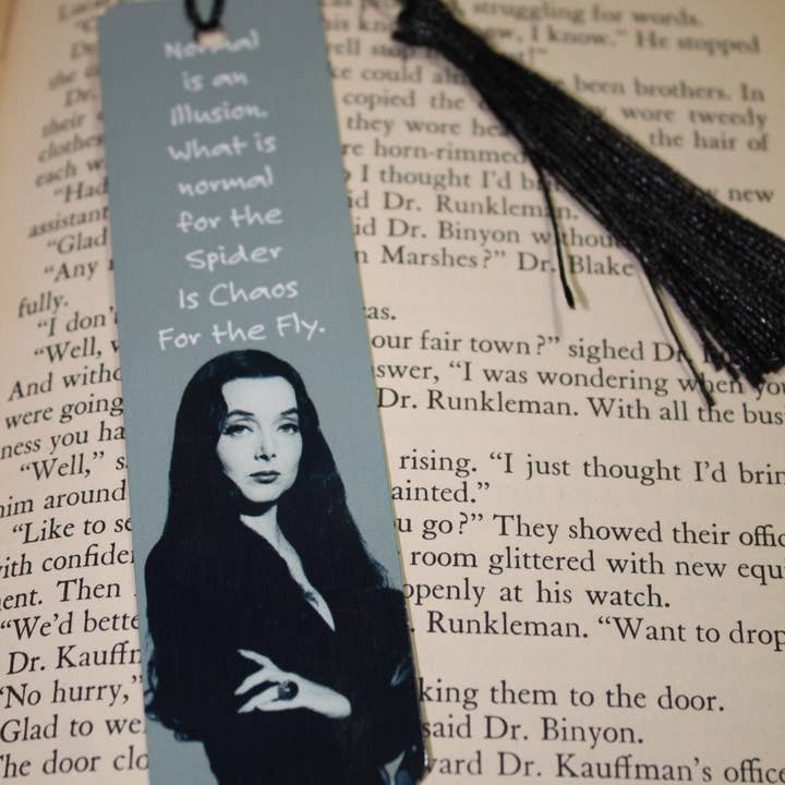 Morticia Poem // Metal Bookmark for wholesale by Raven Design
