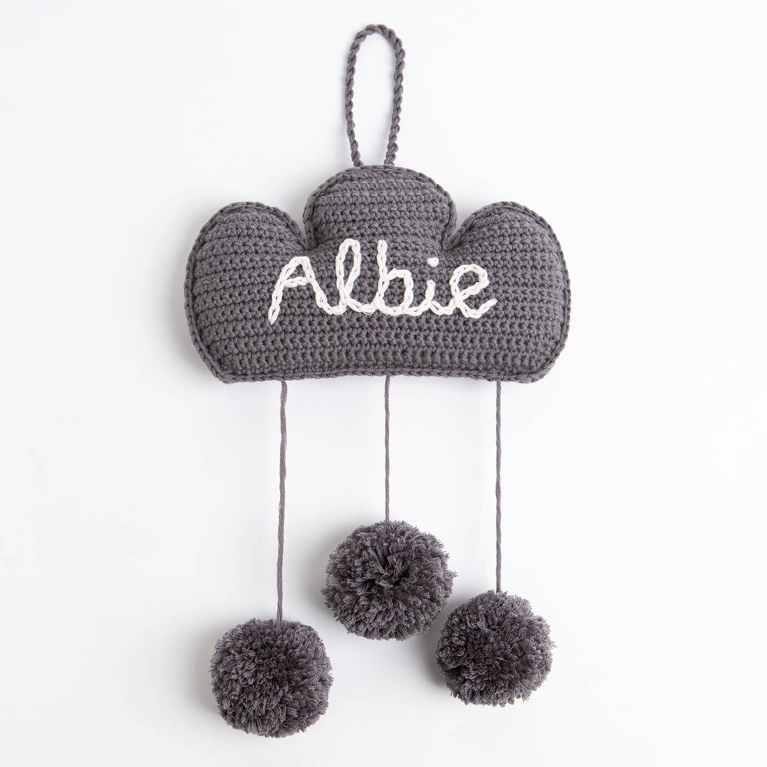 Wool Couture Company - Vente Kit de bricolage - Kit de crochet personnalisé Cloud Hanger Easy Crochet1