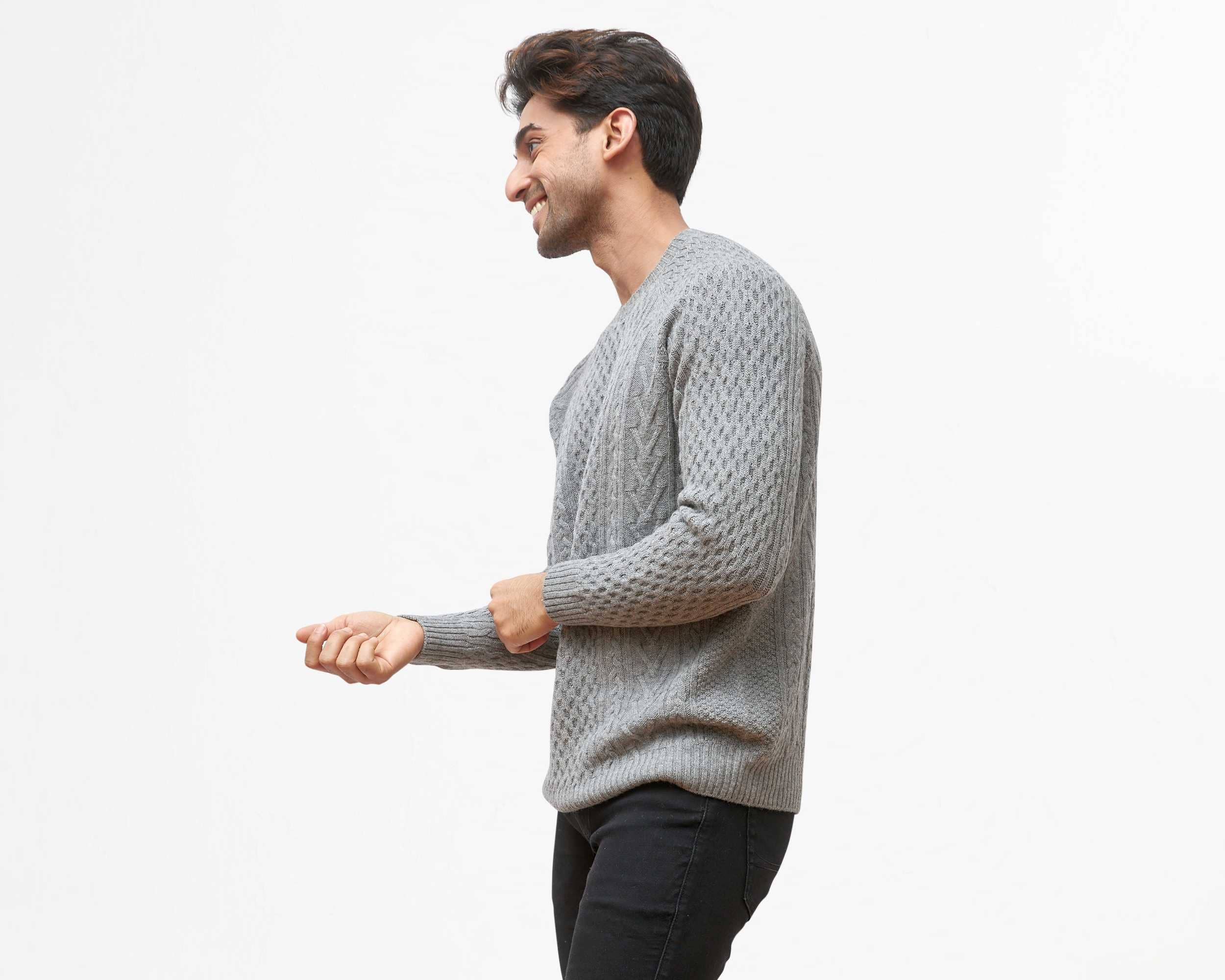 Oliver Charles - Wholesale Knit Sweater - Women's - 100% Yak Wool Cable Knit18