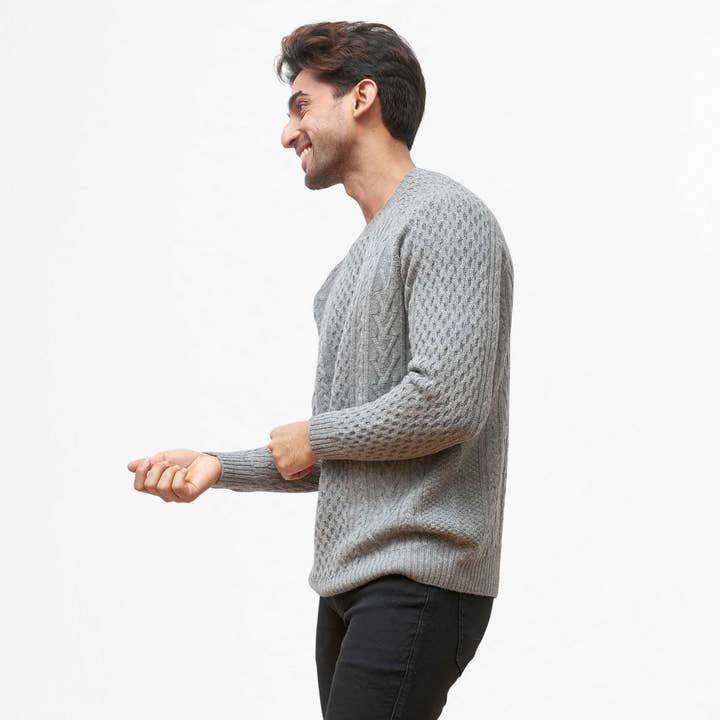 Oliver Charles - Wholesale Knit Sweater - Women's - 100% Yak Wool Cable Knit18