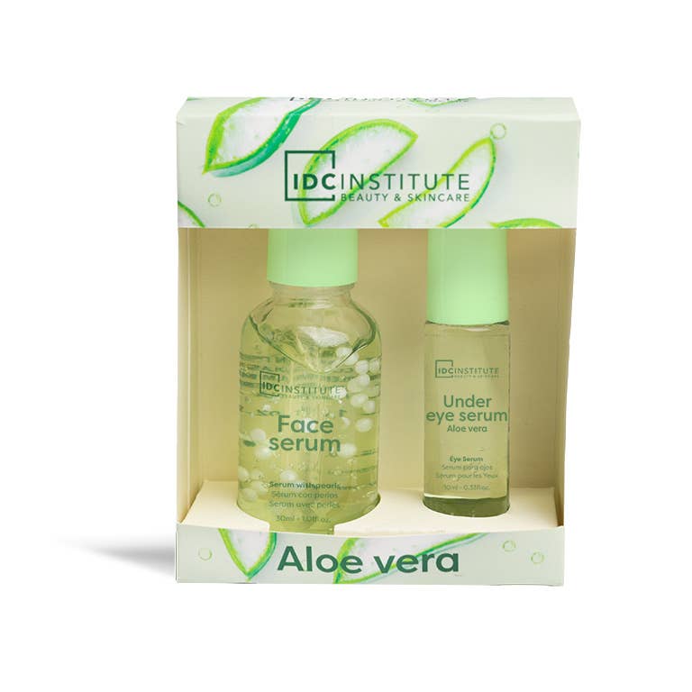 Aquarius Cosmetic SLU - Wholesale Facial Care Set/Kit - IDC INSTITUTE ALOE VERA SHINNING DUO SET1