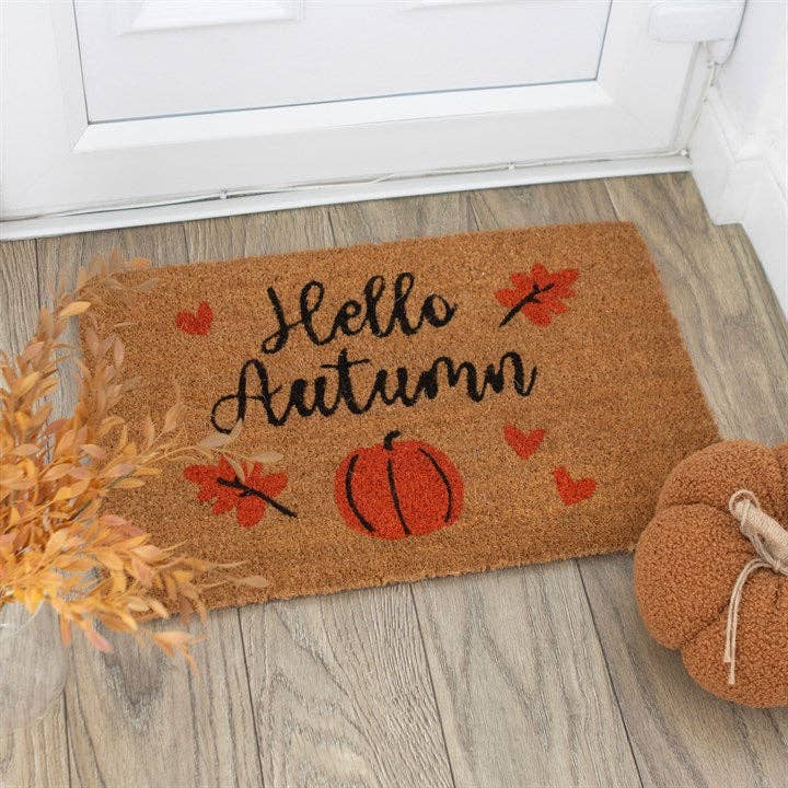 Something Different Wholesale - Wholesale Door Mat - Natural Hello Autumn Fall Doormat