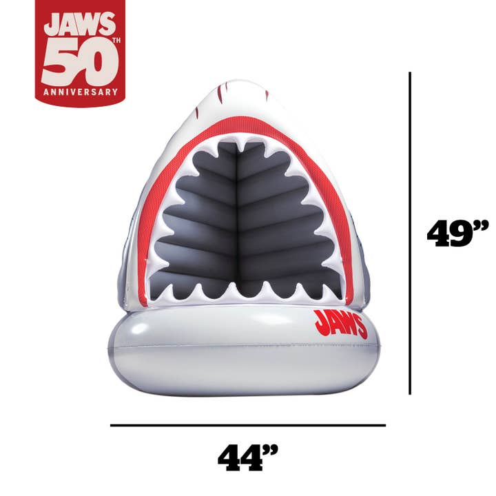 BigMouth Inc - Wholesale Inflatables - JAWs 50th Anniversary Giant Shark Pool Float