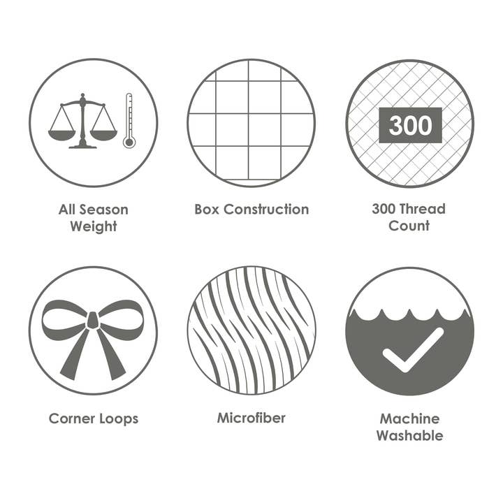 Canadian Down & Feather Company - Vente Housses de couette - Couette alternative en duvet microfibre gel5