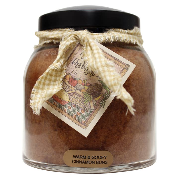 34Oz Kotl Papa Jar Candle- Warm & Gooey Cinnamon Buns for wholesale by Cheerful Candles