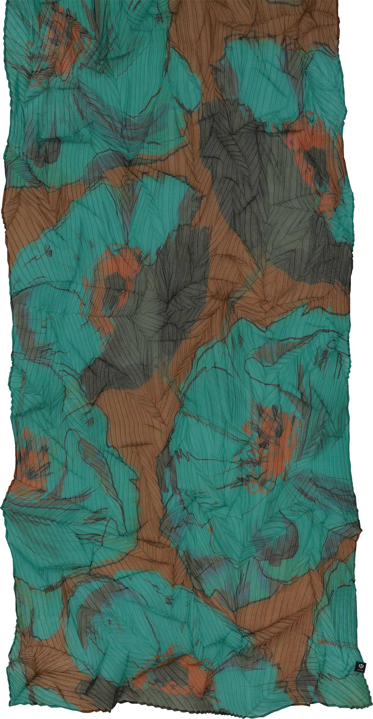 FRAAS - The Scarf Company - Vente Écharpe – femme - Plisse écologique à fleurs botaniques3