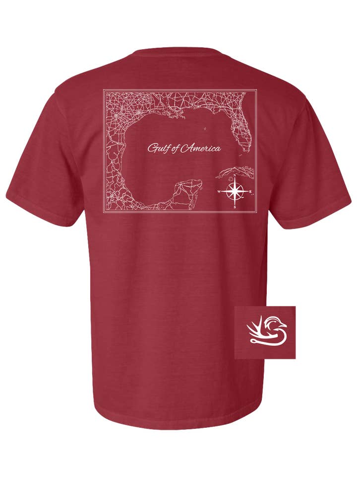 Southern Down Outfitters - Vendita all'ingrosso Maglietta serigrafata - Uomo - Maglietta Golfo d'America