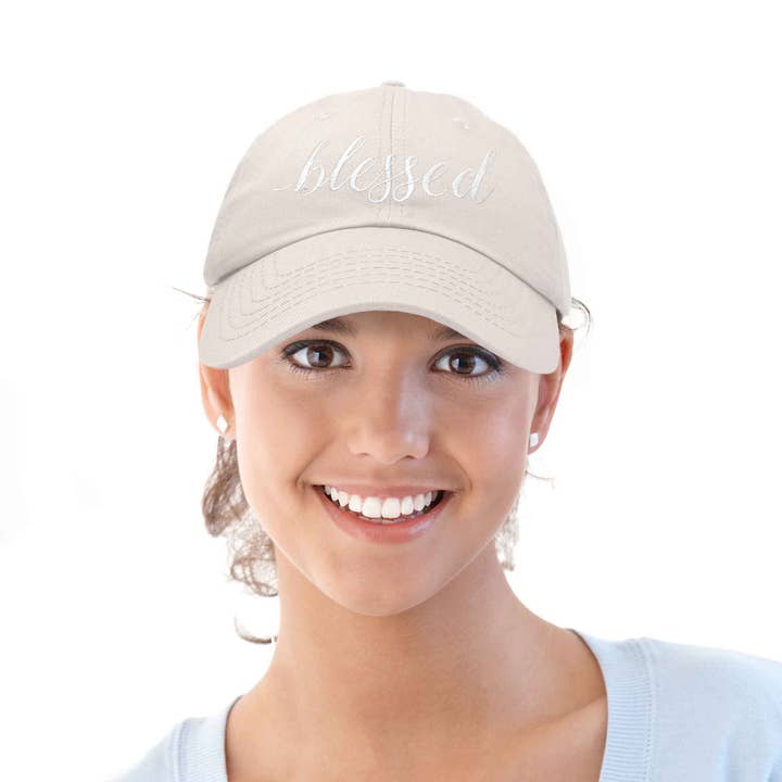 Dalix - Wholesale Baseball Cap - Women's - DALIX Blessed Women's Baseball Cap Soft Cotton Dad Hat10