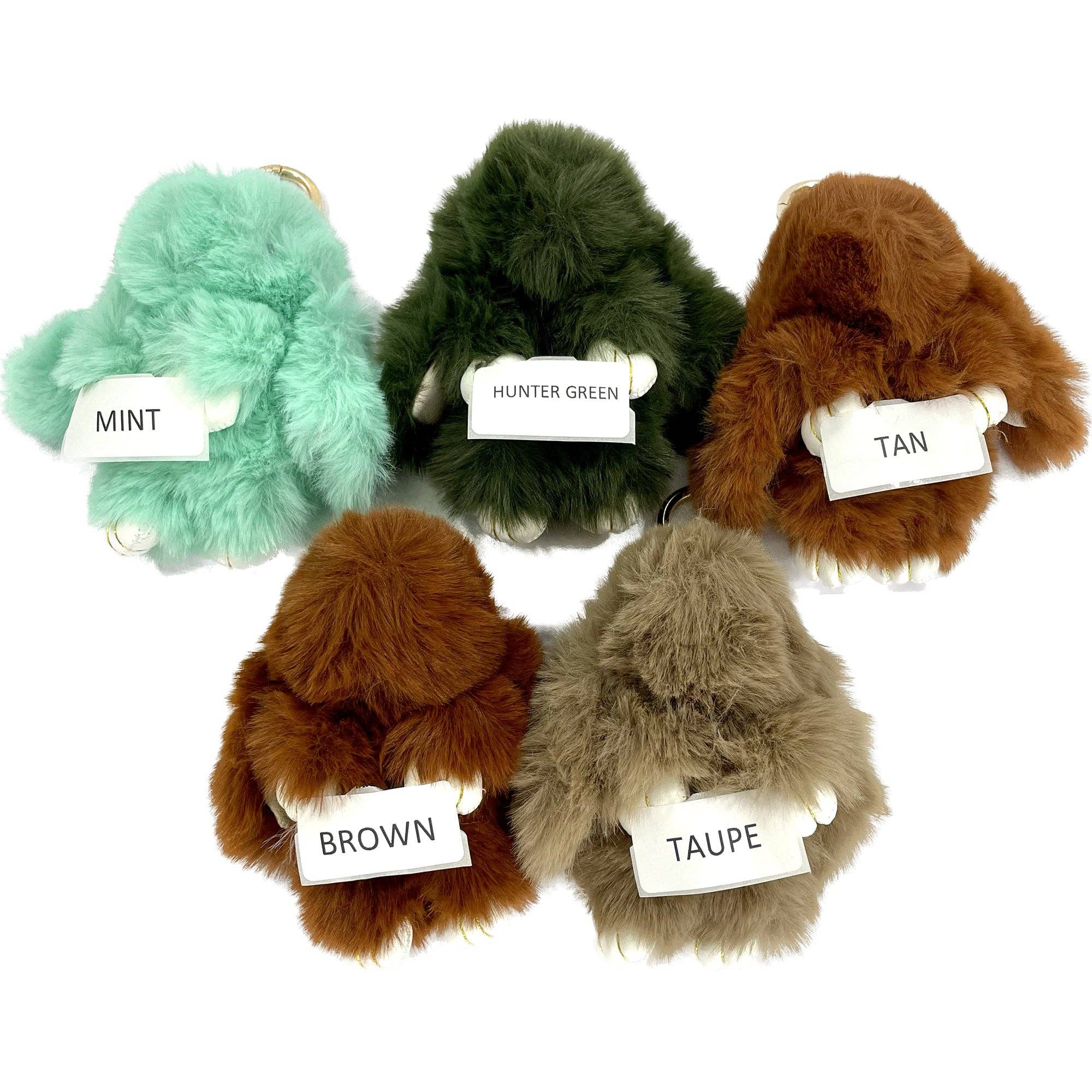 TAPA fashion - Wholesale Keychain – Women's - Small Rabbit Pom Pom Key Chain KC0225-5 (3PC)18