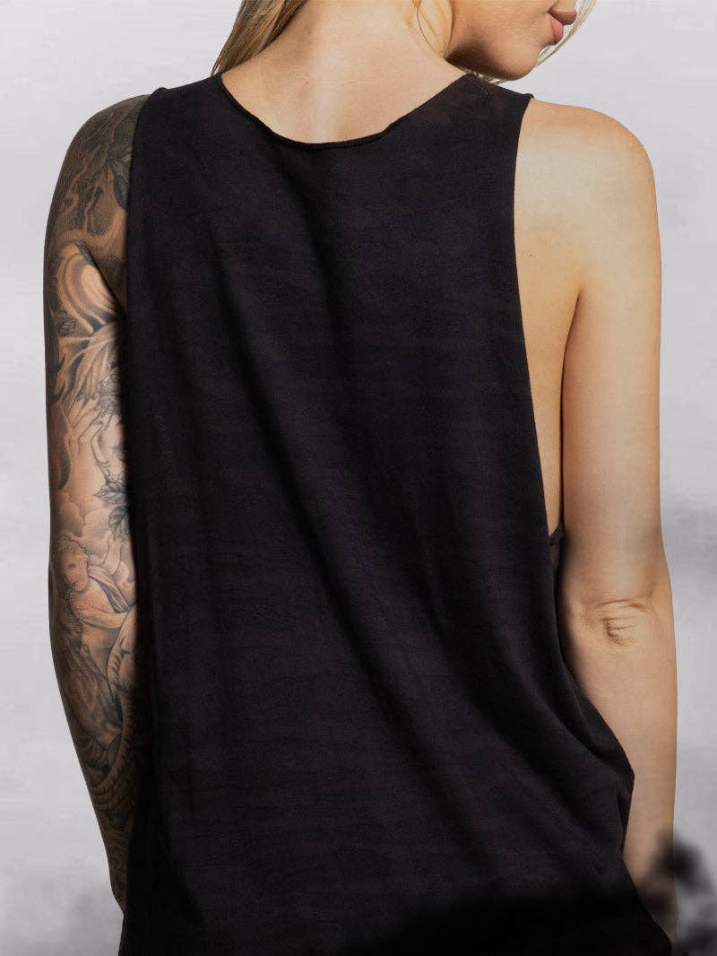 Black Affliction Live Fast Printed Tank Top for wholesale on Faire1