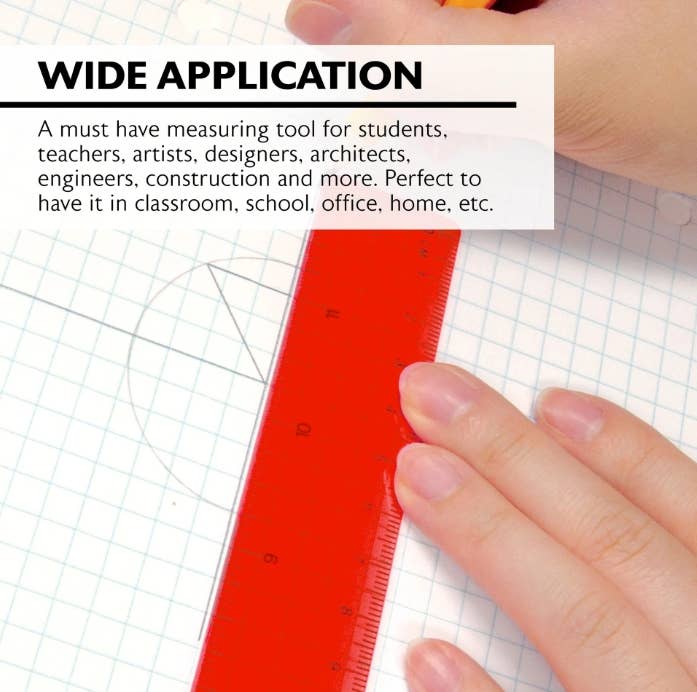 USA HomeMax – wholesale Crayons – Child & baby – 12" (30cm) Jewel Tones Color Ruler2