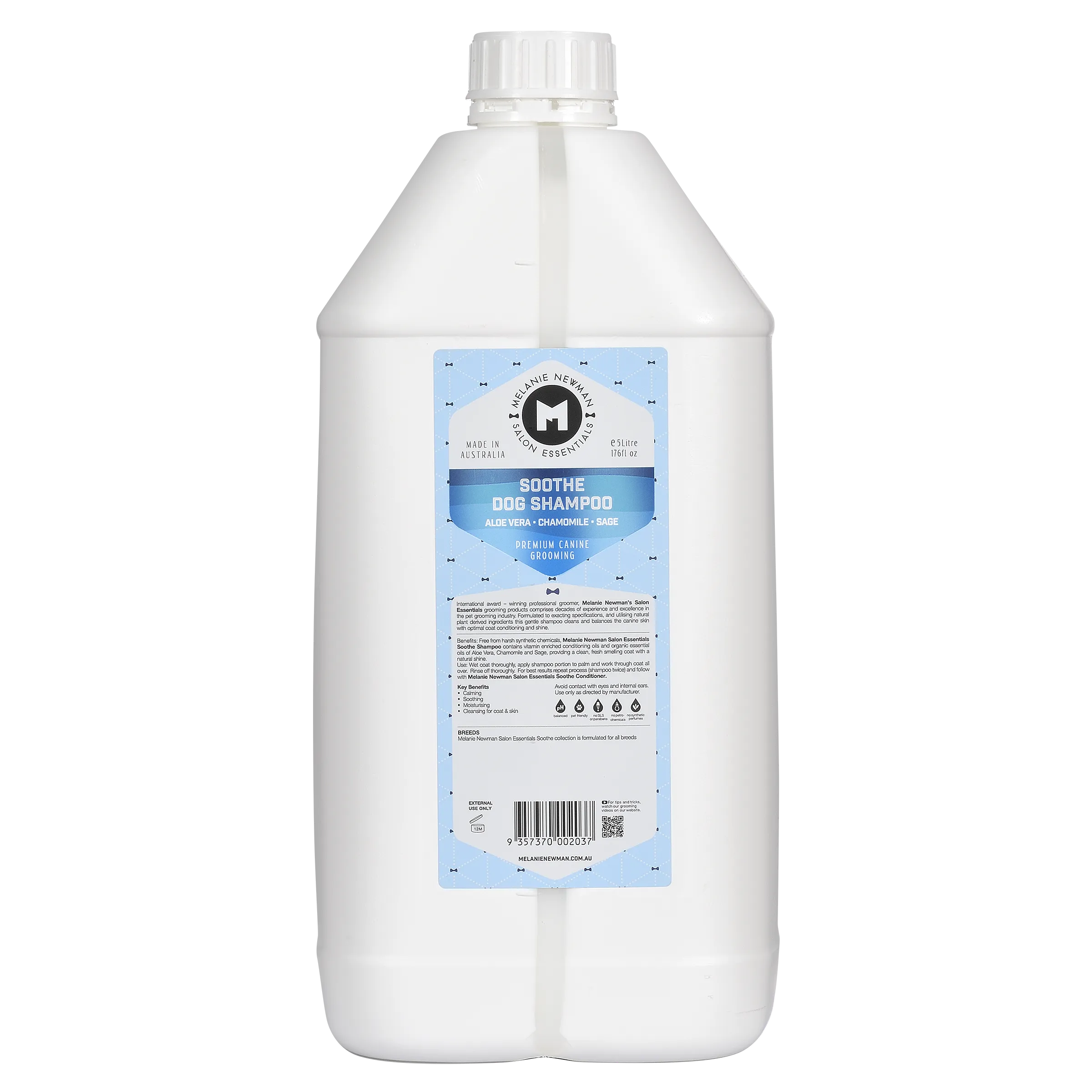 Melanie Newman Salon Essentials – wholesale Djurschampo - Hund – Soothe Dog Shampoo2