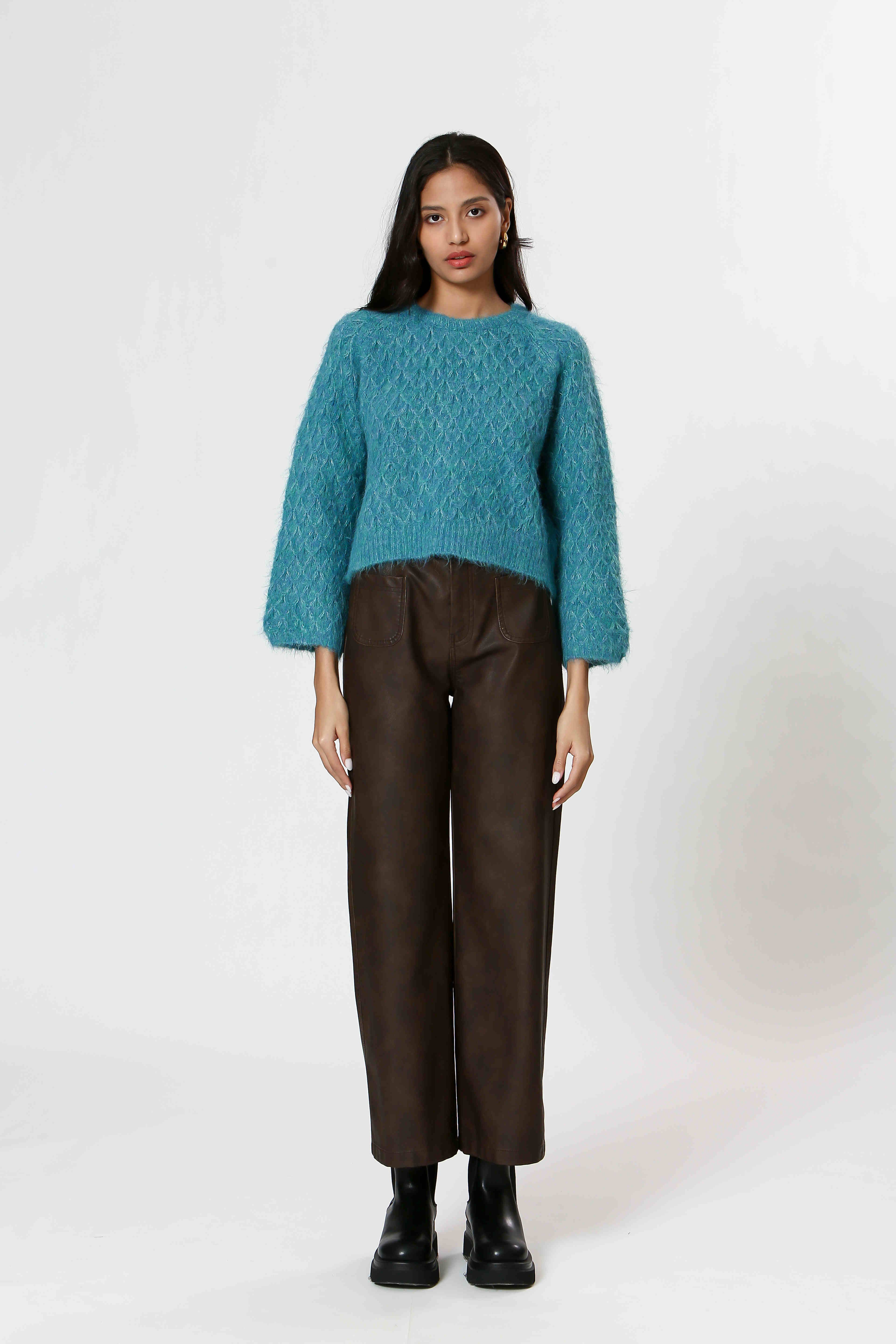 The Korner - USA - Vente Pull en maille – femme - Pull femme à col rond1