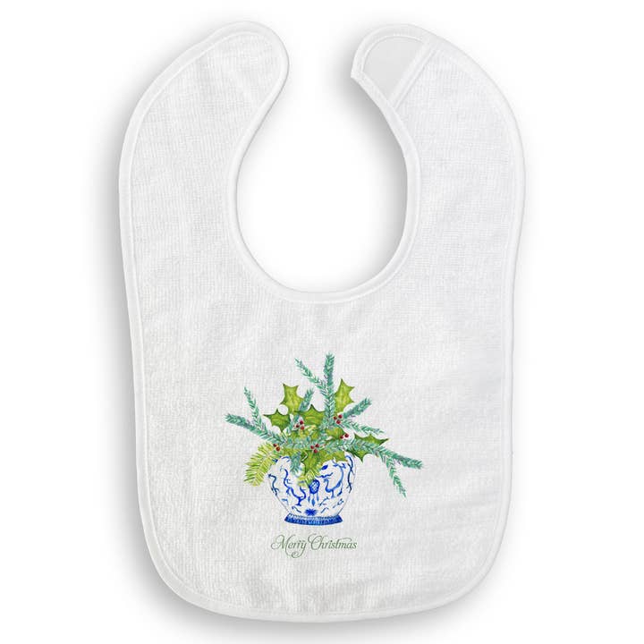 French Graffiti - Wholesale Tea Towel - Ginger Jar with Greens and Merry Christmas15