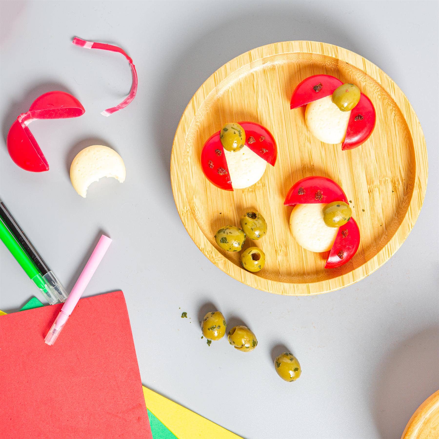 Rinkit Ltd – Engroshandel Middagstallerken – Børn og baby – Lille spisestue børn bambus suge rund plade37