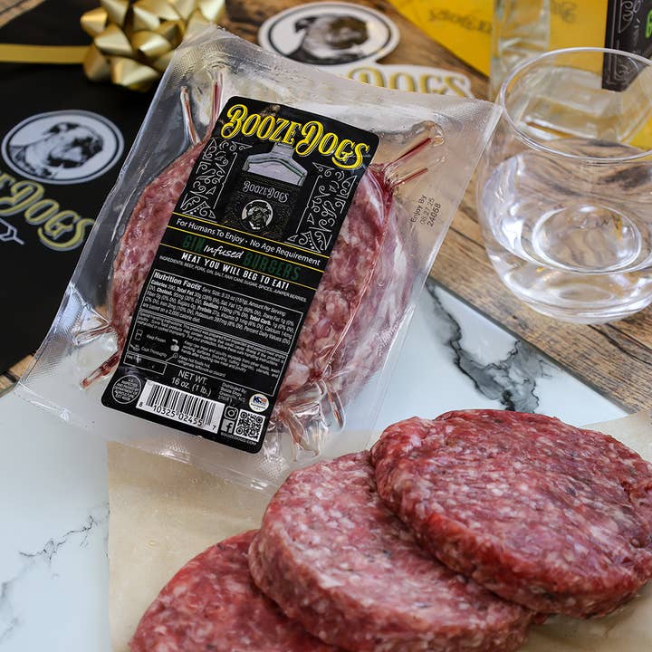 Booze Dogs - Wholesale Beef - Gin Burgers (Beef & Pork)
