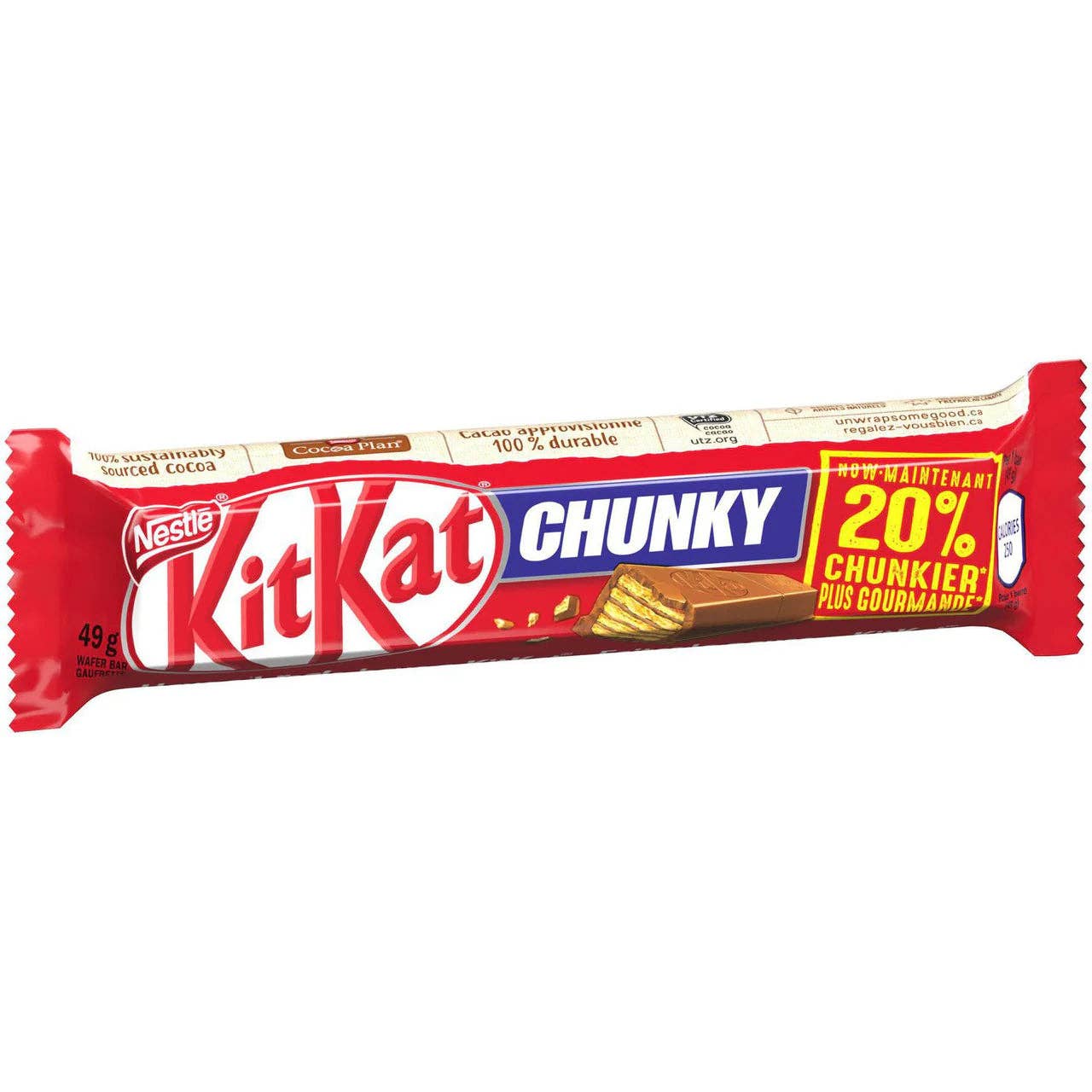 Echo Sales America - Wholesale Chocolate Bar - KitKat chunky, 49 g, Milk Chocolat – Nestlé 24ct3