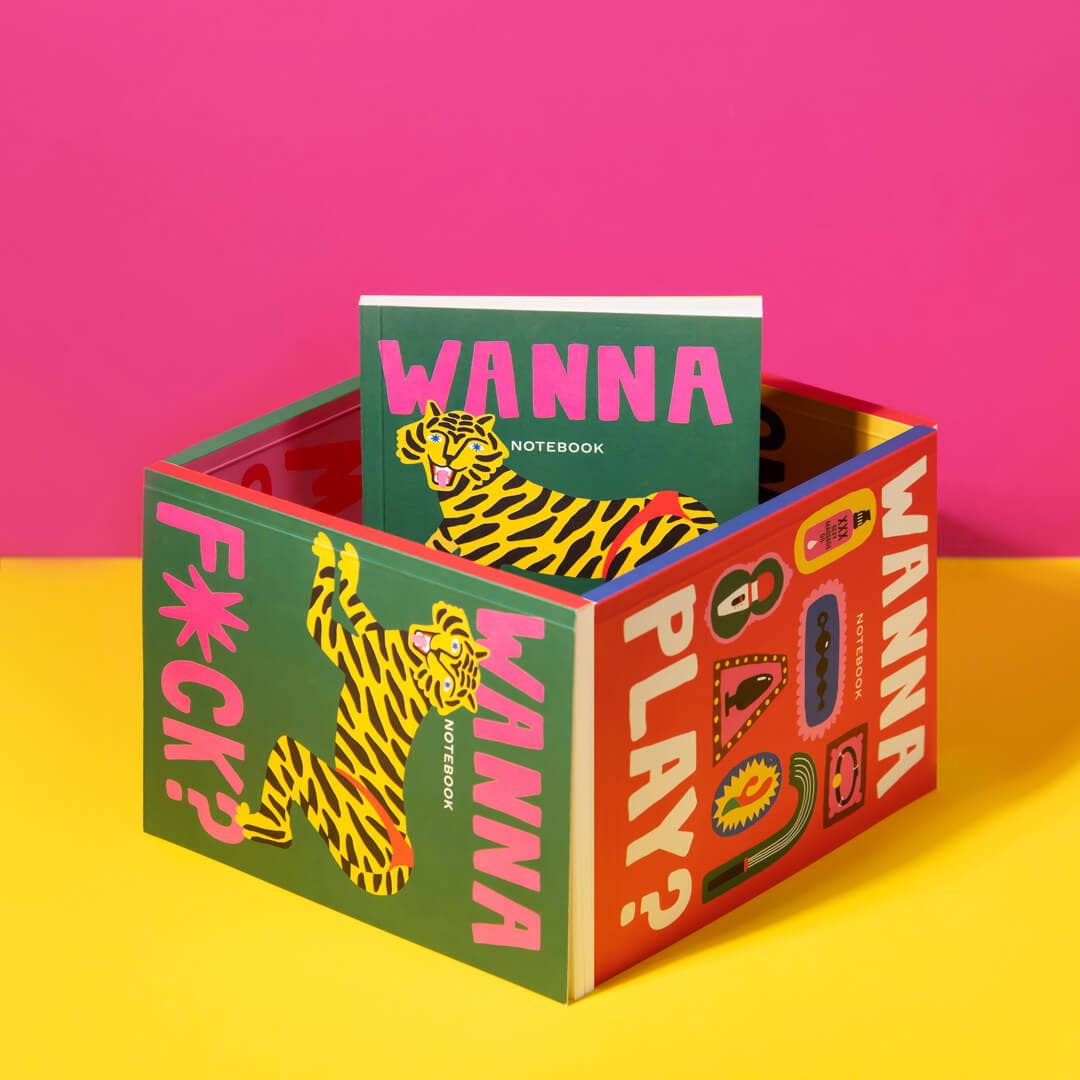 Redy. – wholesale Notebook – Wanna F*ck? Plain Notebook with Illustrated Cover1
