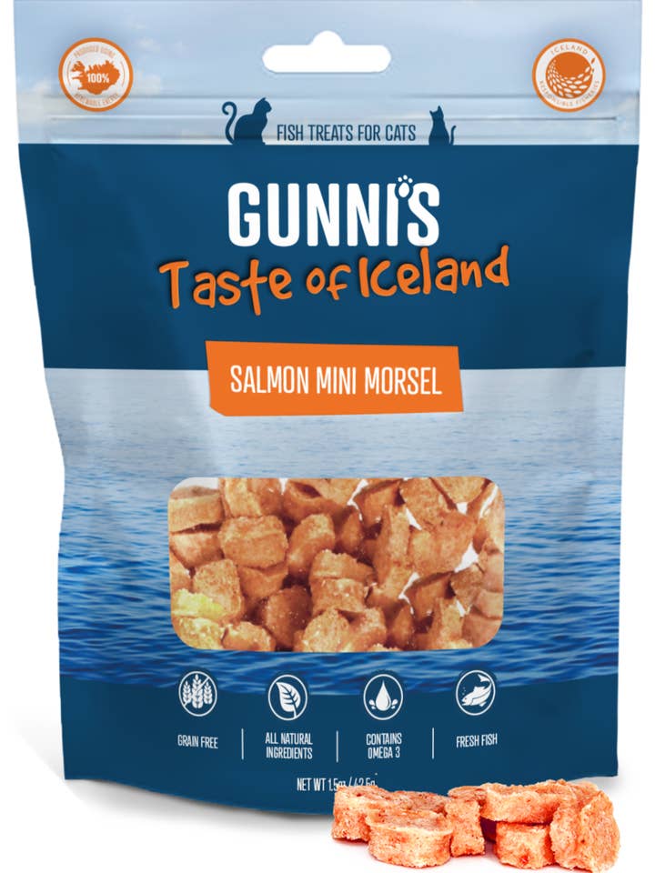 CAT SALMON MINI MORSELS for wholesale by Gunni's Pet