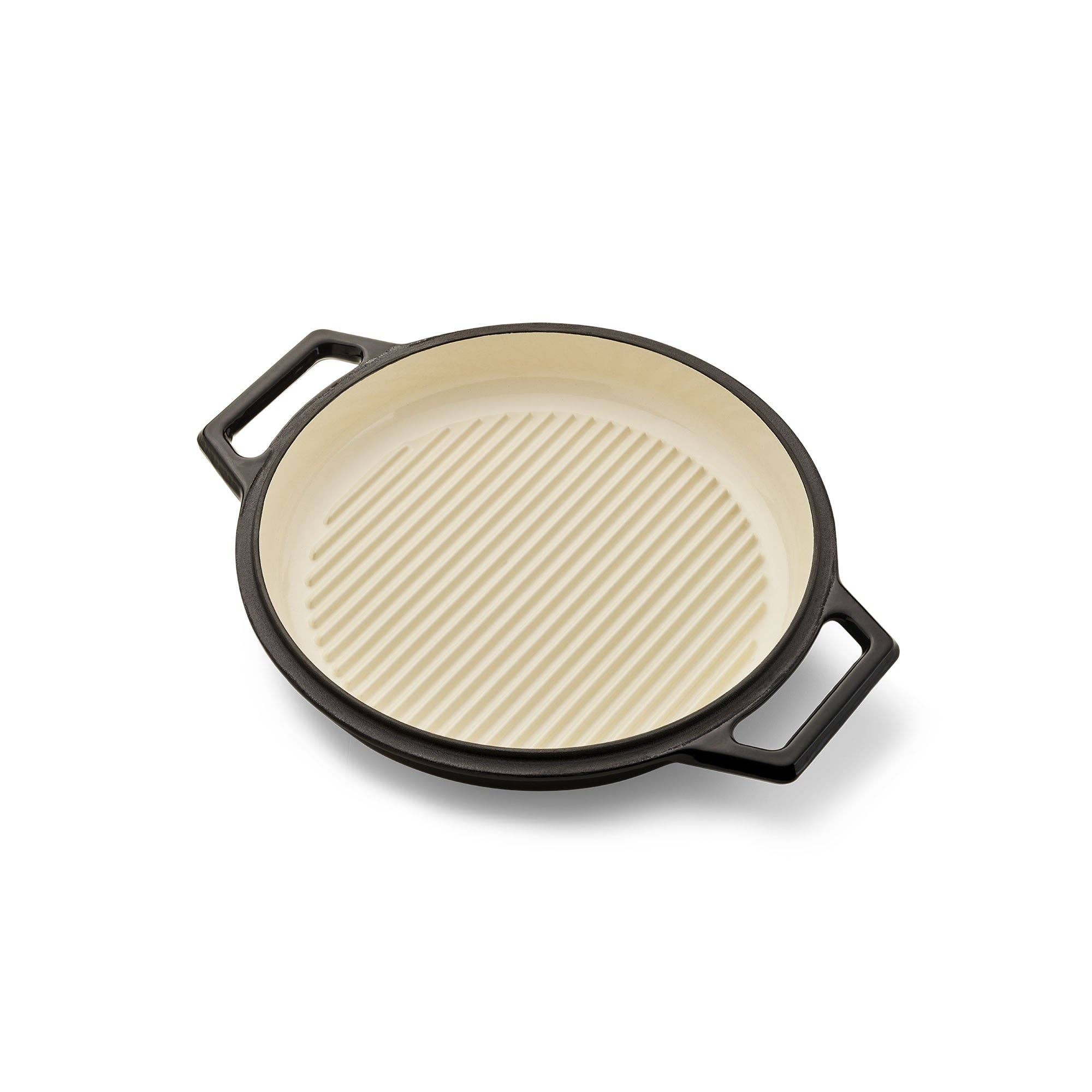 Crowd Company – Panela por atacado – O Forno Holandês Reciclado Tasman com Tampa Grelhadora em Preto - Ø29 cm / 11,4"1