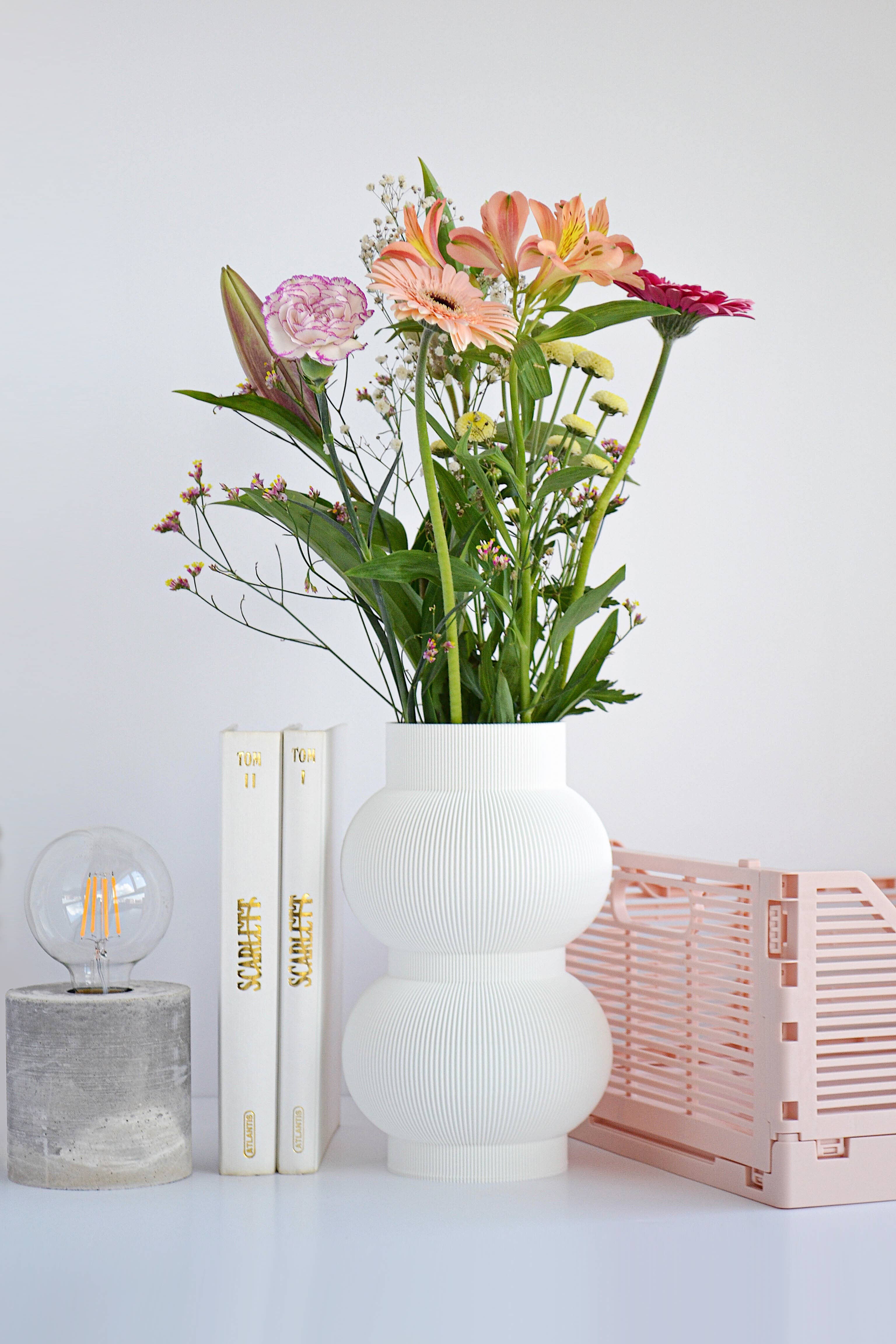 Grof Amsterdam - Wholesale Vase - Bulba - 3D printed vase for dried flowers4