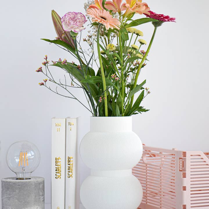 Grof Amsterdam - Wholesale Vase - Bulba - 3D printed vase for dried flowers4