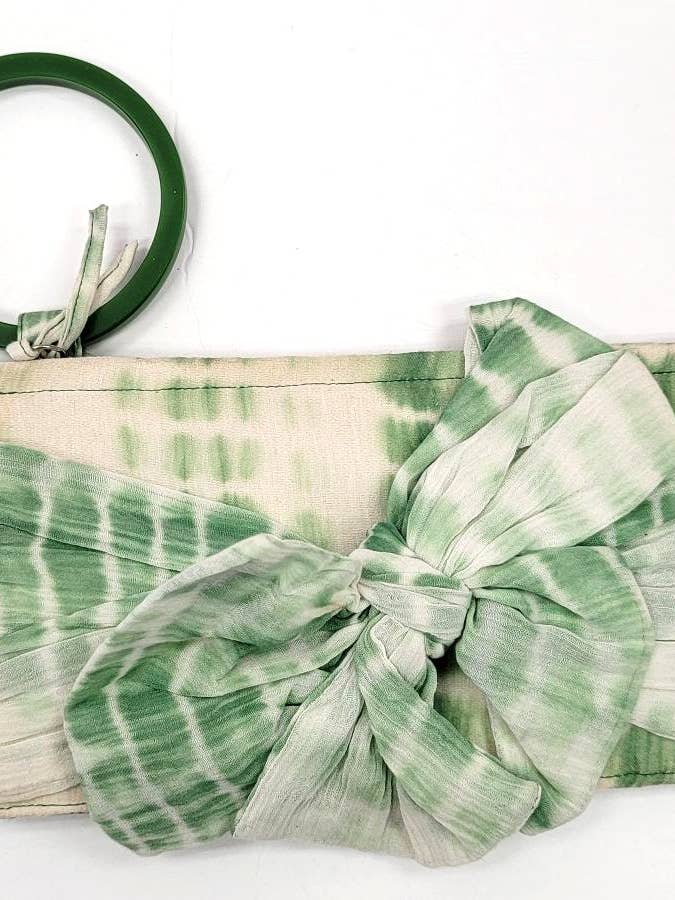 COTTON-SATIN BOW WRISTLET for wholesale by Ricki designs