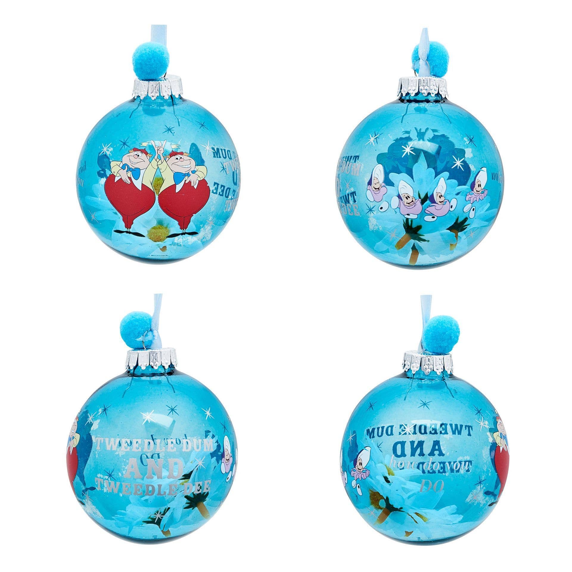 WIDDOP and Co. - Wholesale Christmas Decoration - Disney Set of 7 Baubles - Alice In Wonderland4