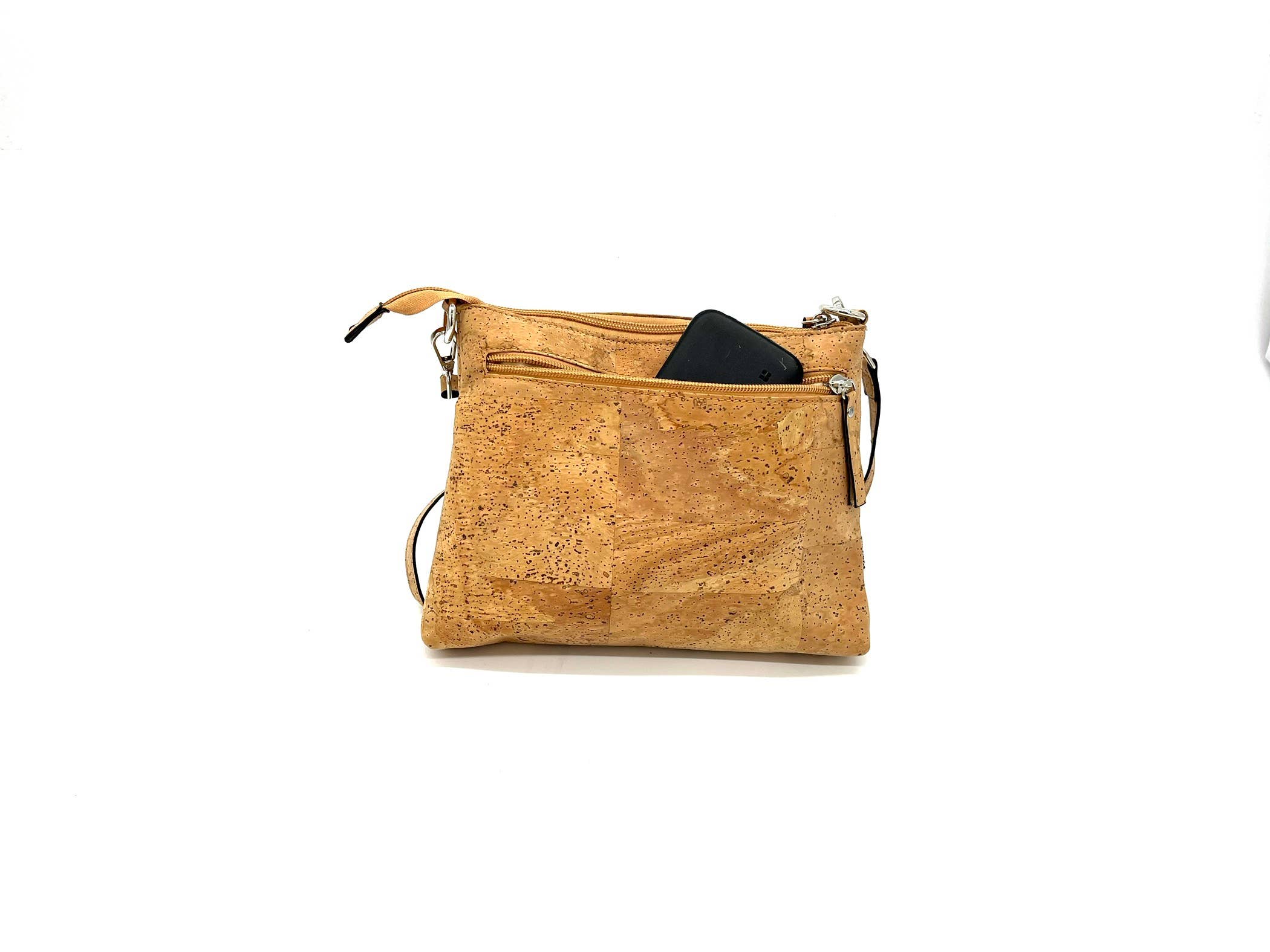 Dzolik vegan leather – Großhandel Geldbörse – Damen – Mittelgroße Umhängetasche aus Kork, vegan0