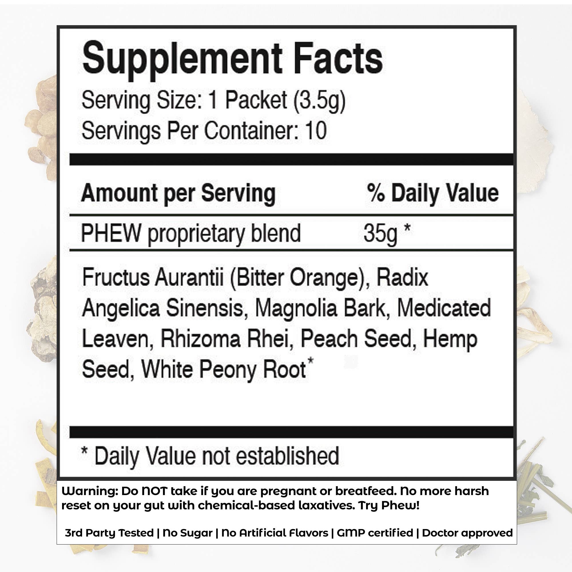 Modern Herbs – wholesale Oral supplement/vitamin – Phew - All Natural Colon Cleanse & Constipation Relief7