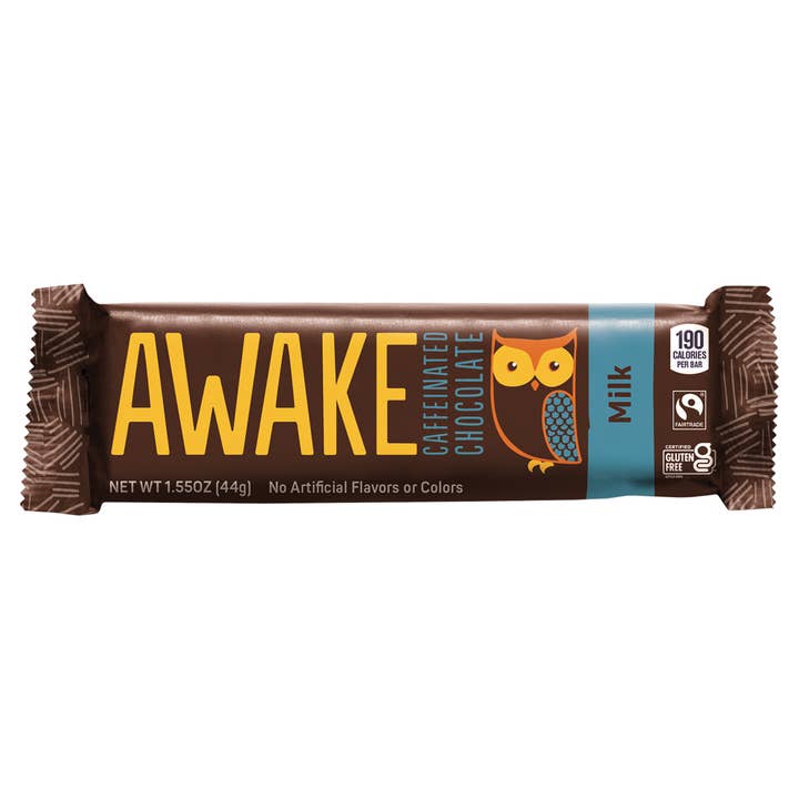 Kelli's - Wholesale Chocolate Bar - Awake Caffeinated Milk Chocolate Bars1