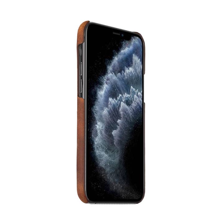 Westpolo Leather Apple Iphone 11 Pro Phone Case Tobacco for wholesale by WESTPOLO