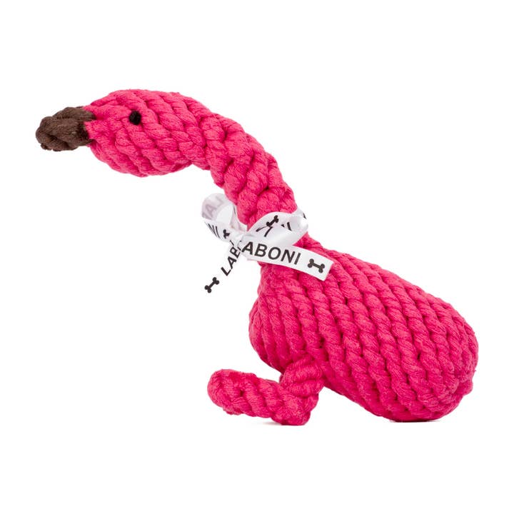 LABONI - Volentis GmbH - Wholesale Pet Chew Toy - Dog - FRANZI FLAMINGO – The Pink Play Star8