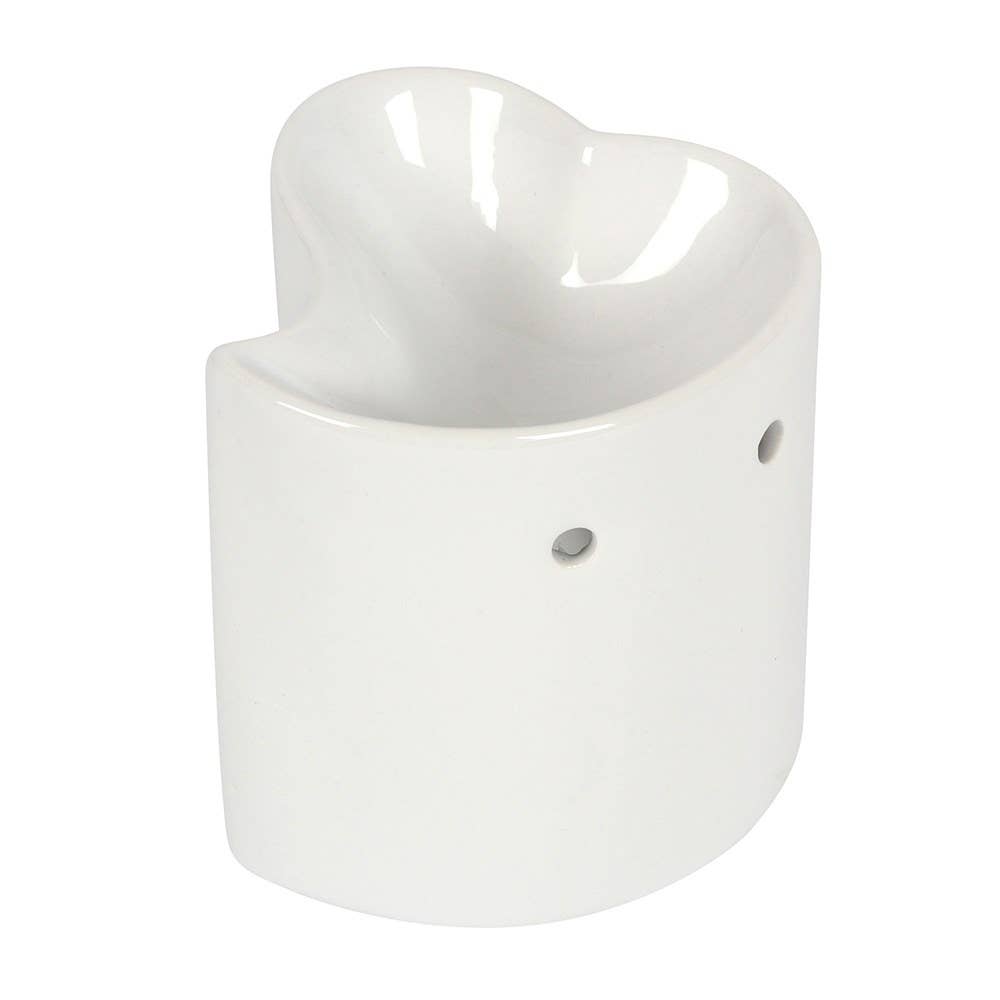 Something Different Wholesale - Wholesale Wax Warmer - White Heart Oil Burner and Wax Warmer2