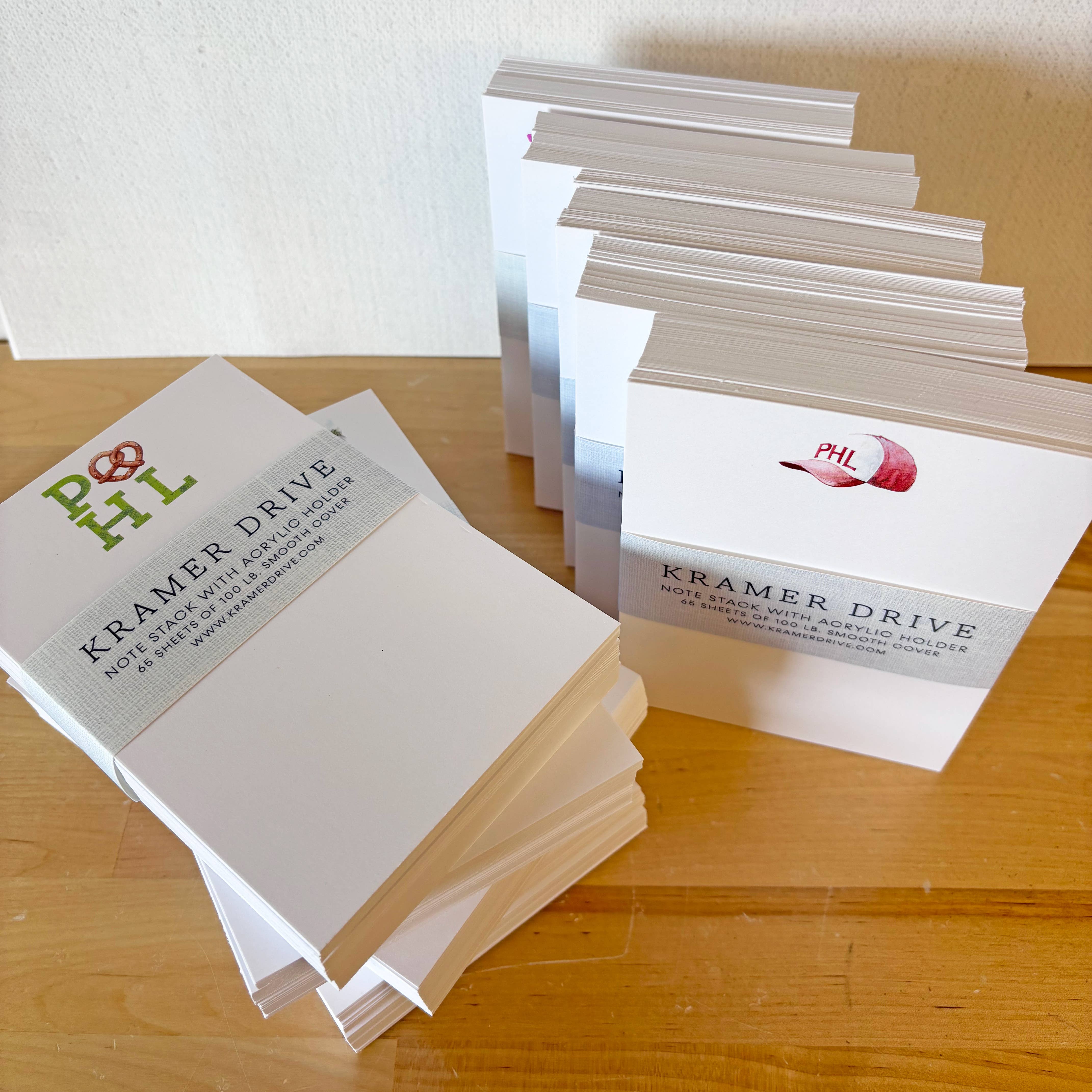 Kramer Drive - Wholesale Stationery/Notecard Set - Note Stack Refill (No Acrylic Holder)1