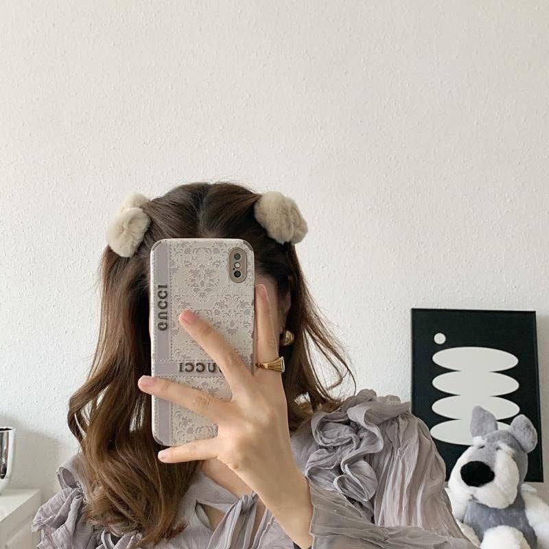 FurDecoration - Wholesale Hair Clip - Women's - Fluffy Rex Rabbit Fur Small Hair Claw Hair Clip3