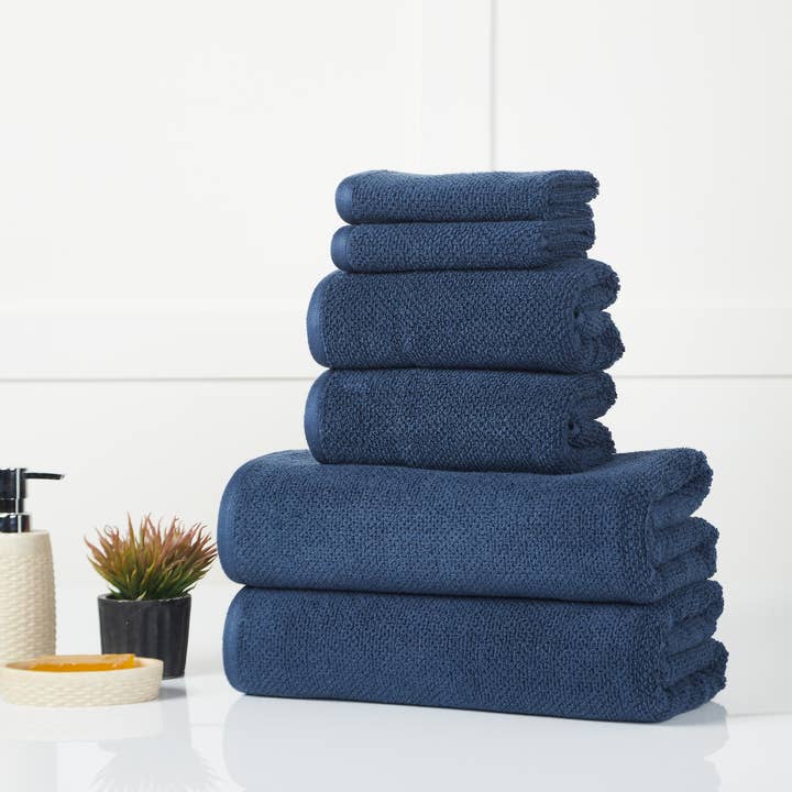 Essell 24/7 - Vendita all'ingrosso Asciugamani da bagno - Asciugamano da bagno testurizzato qualità hotel | 700 GSM | Ultra morbido7