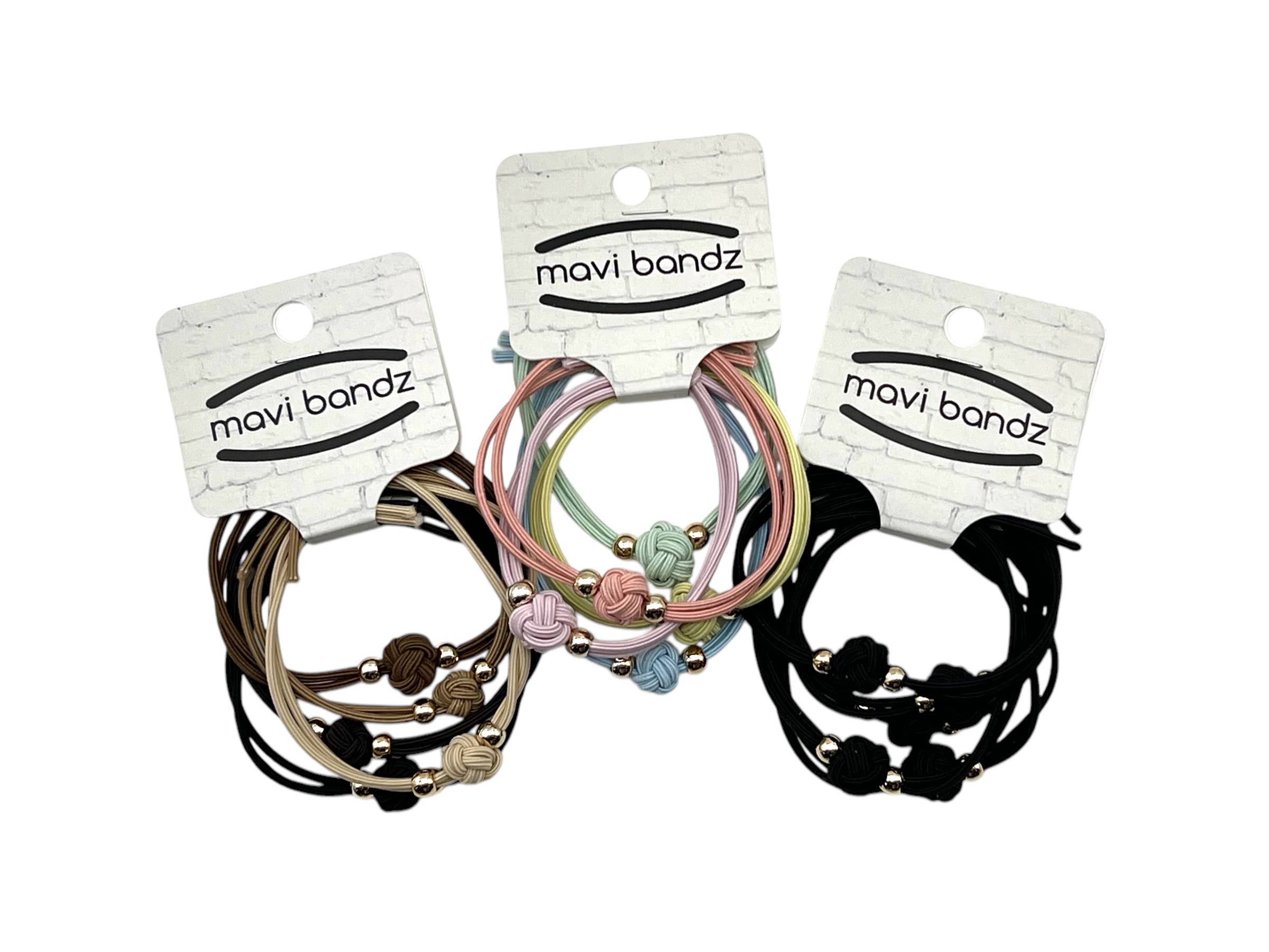 Mavi Bandz - Wholesale Hair Tie - Knot Bracelet Hair Tie Stack Accessories Pony Tail0
