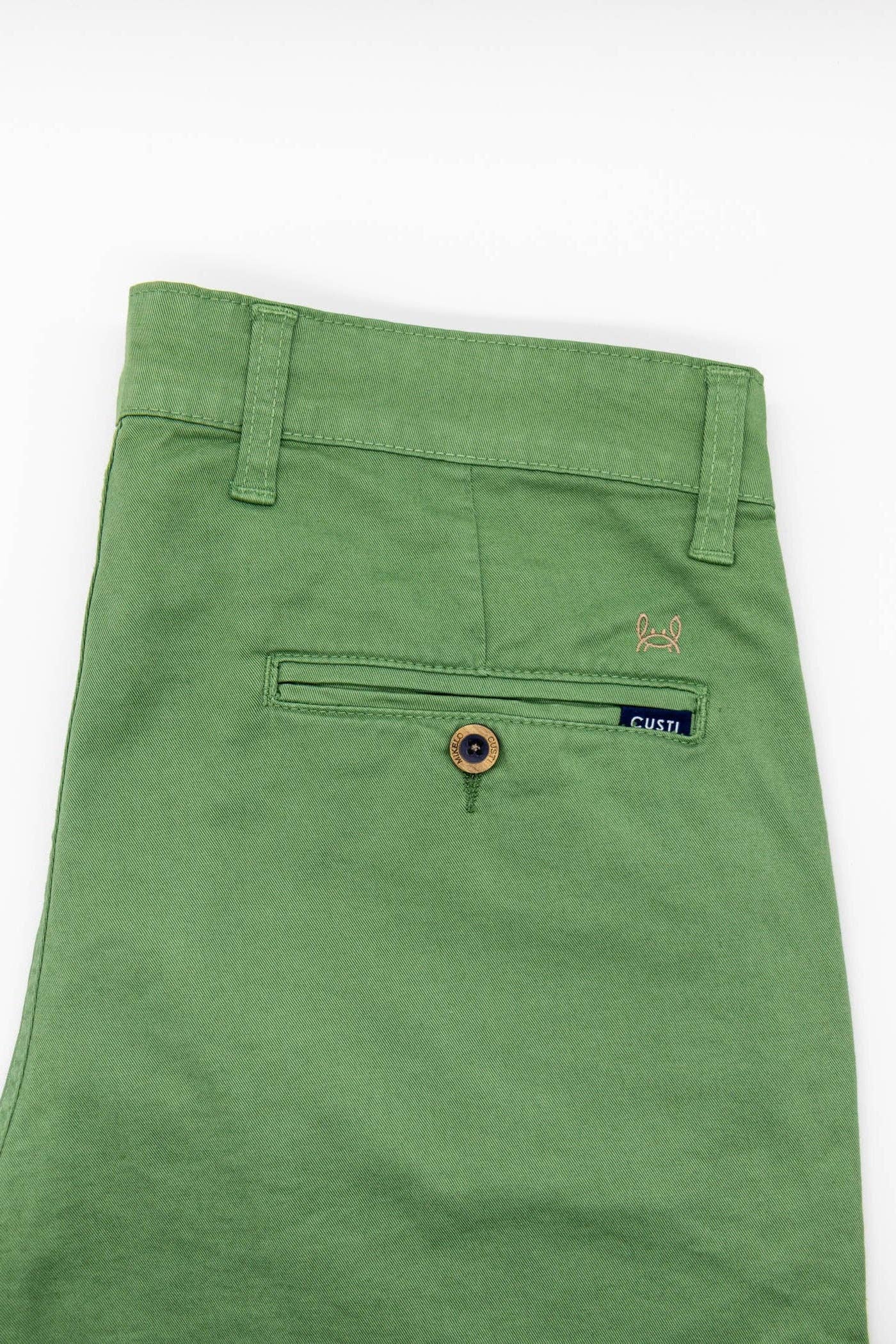 Custi Mikelo: Made in Spain - Wholesale Pants - Men's - Grass Green Chino Pants | Jesulín1