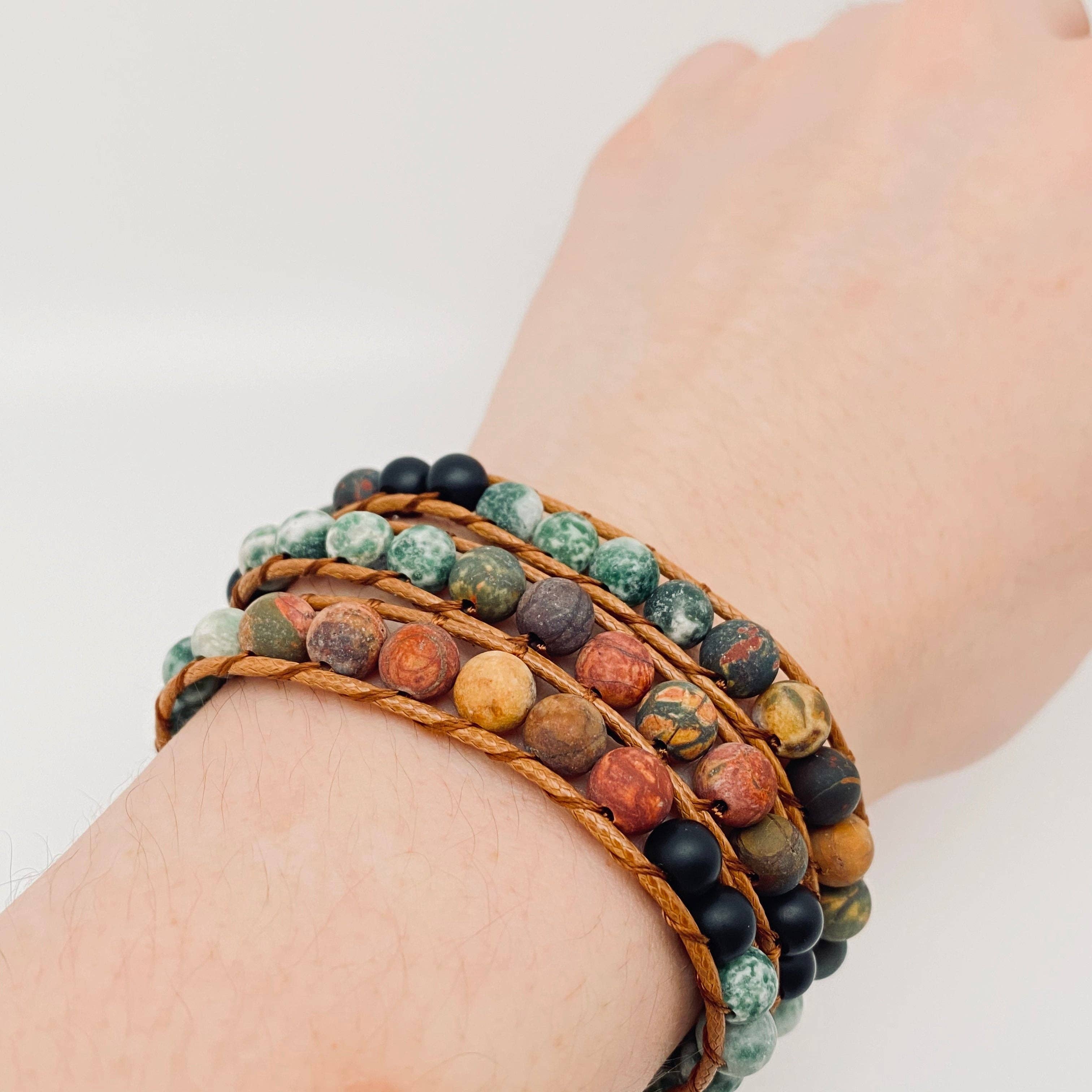 Mio Queena - Vente Bracelet de perles - Bracelet en perles fait main Bracelet en pierre naturelle11