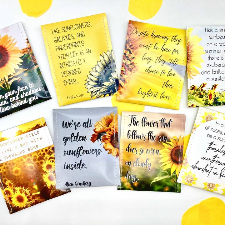 Victoria Mae Designs – wholesale Tea bags – Tea Gift Set for Sunflower Lovers2