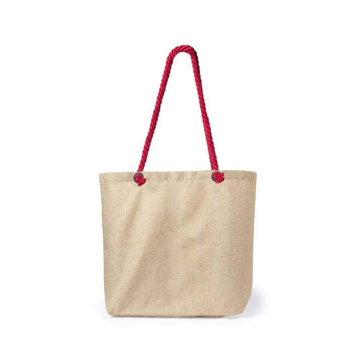 STAR WAY, S.L. – Engroshandel Tote bag - Dame – Stoftaske med farvede håndtag til sublimering