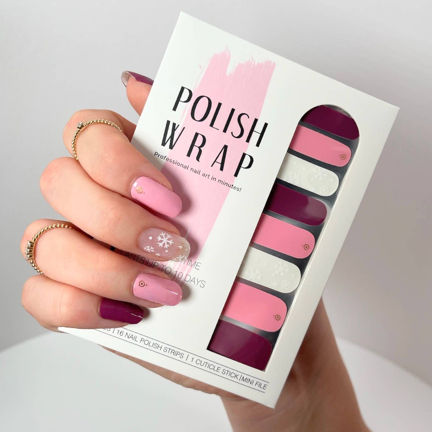 Polish Wrap - Wholesale Nail Art/Decal - Catch a Snowflake2