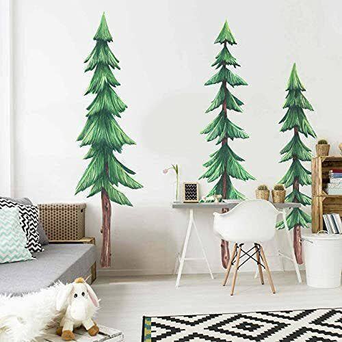 Woodland Forest Trees 3 Wall Stickers Nursery Decor for wholesale by Wonderwallsboutique