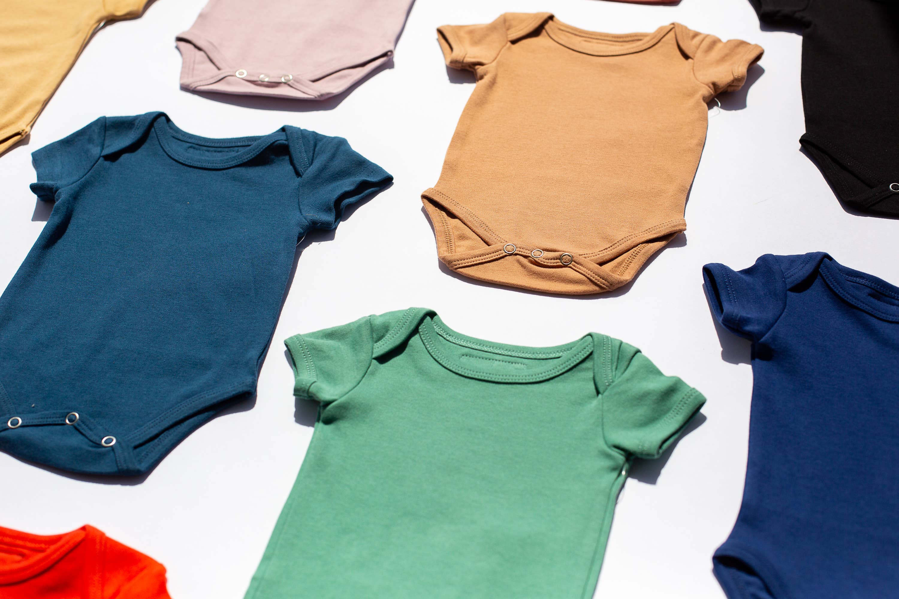 Modern Burlap - Wholesale Bodysuit (Non-Footed) - Baby - Organic Short Sleeve Bodysuit | Solids & Prints35